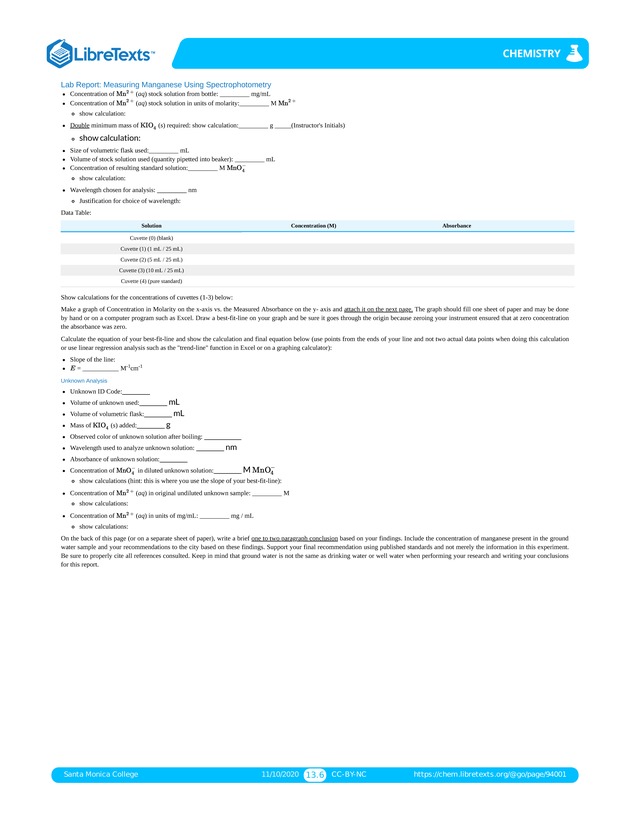 Online Chemistry Lab Manual - Page 161